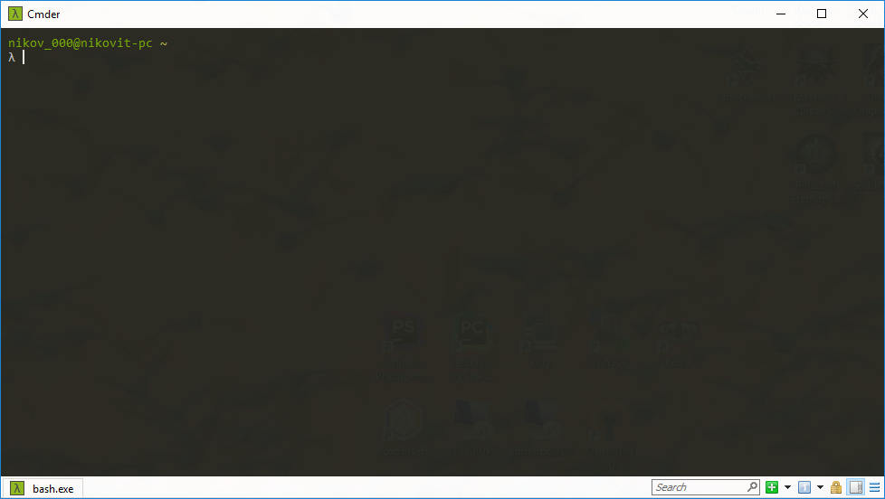 Cmder для Windows